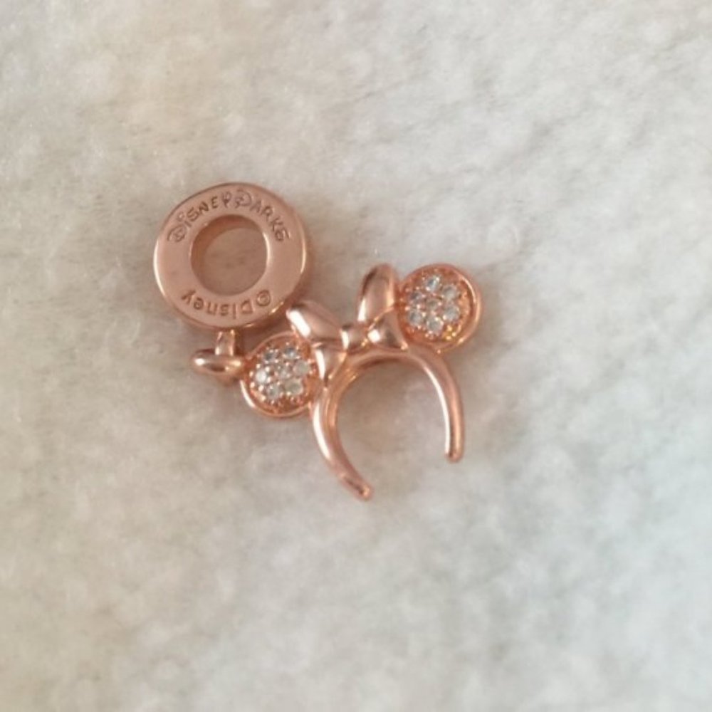 CLEARANCE....NWOT Pandora Rose Gold Disney Minnie Headband Charm ONLY 1 in Stock